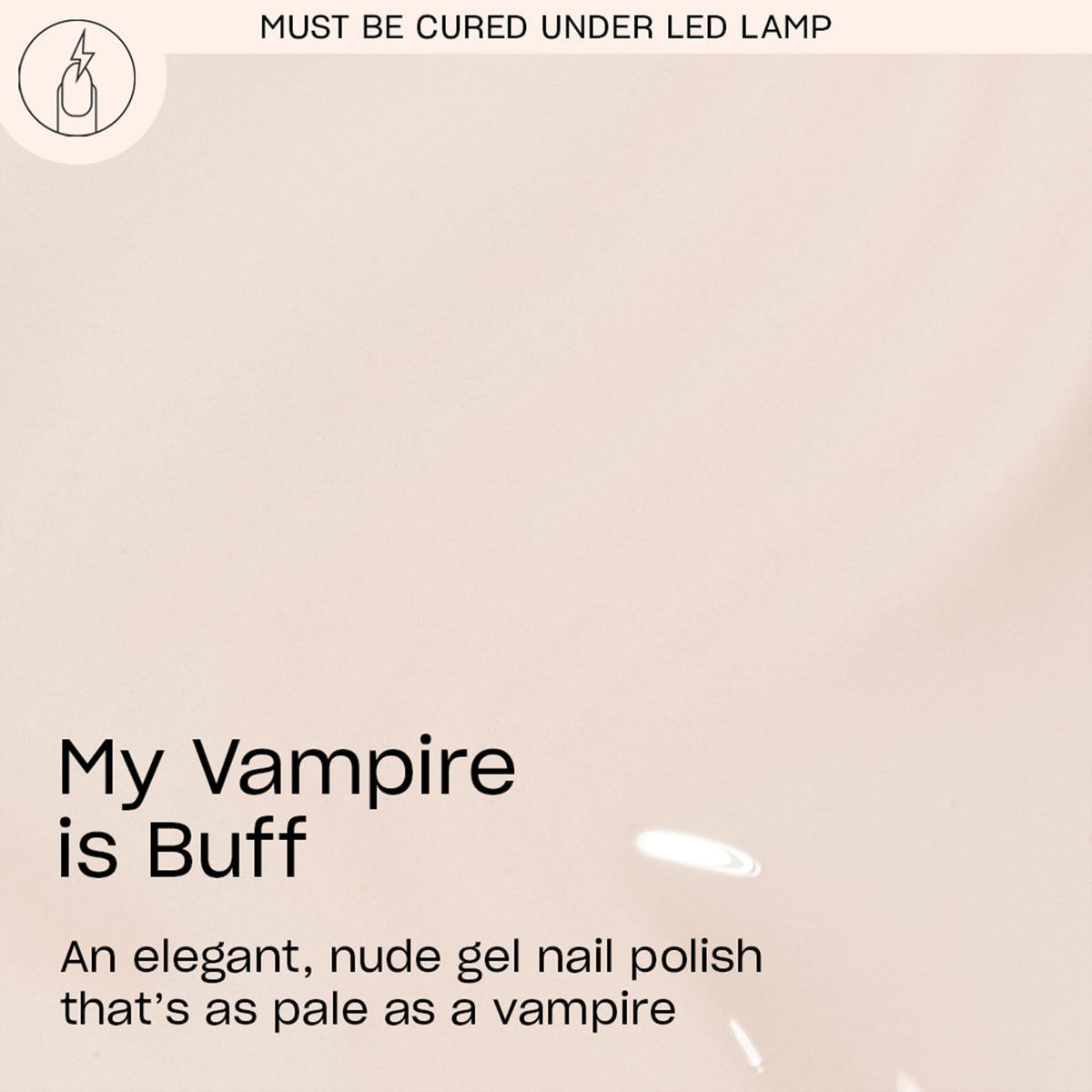 OPI GelColor My Vampire is Buff brush stroke reveals smooth, even coverage for flawless mani.