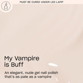OPI GelColor My Vampire is Buff brush stroke reveals smooth, even coverage for flawless mani.