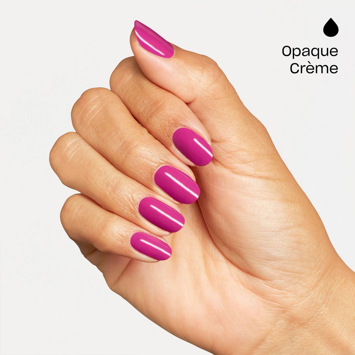 OPI GelColor Strawberry Cosmo warm pink creme swatch on nail