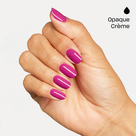OPI GelColor Strawberry Cosmo warm pink creme swatch on nail