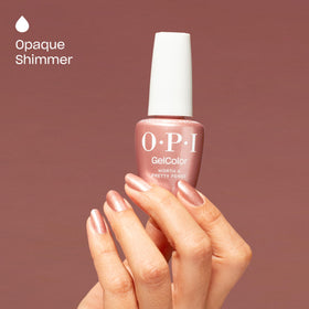 OPI GelColor Worth a Pretty Penne under Star Light LED lamp cures in seconds