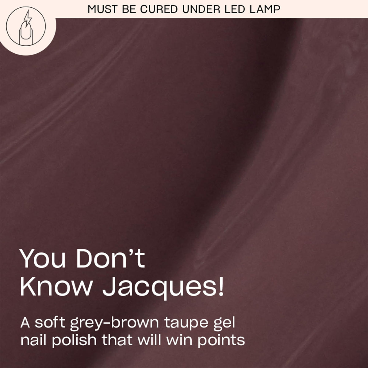 OPI GelColor You Don't Know Jacques brush stroke reveals smooth, even coverage