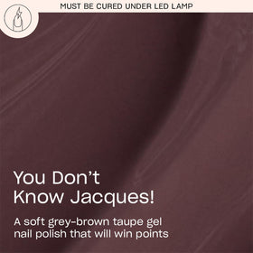OPI GelColor You Don't Know Jacques brush stroke reveals smooth, even coverage