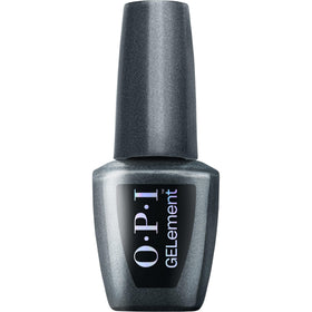 OPI GELement Emotional bottle cap close-up showing rich black-blue gel color.