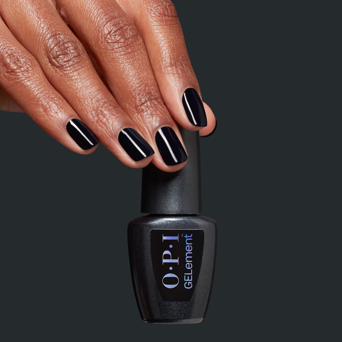 OPI GELement Emotional close-up shine under studio lighting.