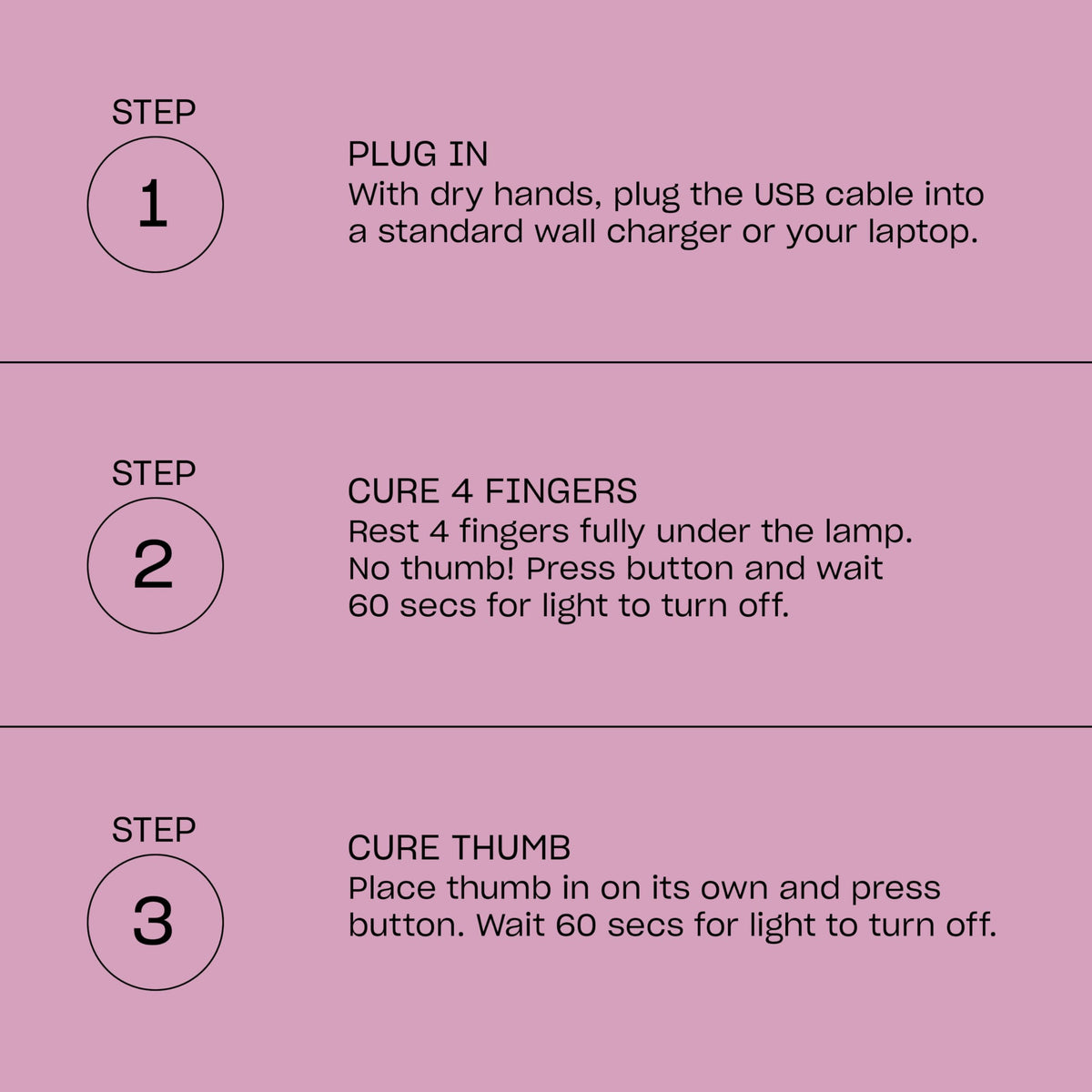 OPI GELement LED lamp 60-second timer speeds up sessions.