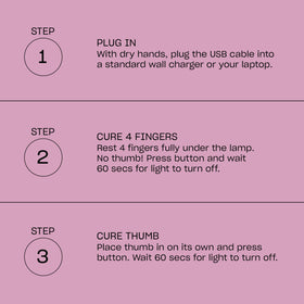 OPI GELement LED lamp 60-second timer speeds up sessions.