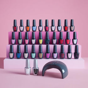 OPI GELement LED lamp acetone-resistant interior eases cleanup.