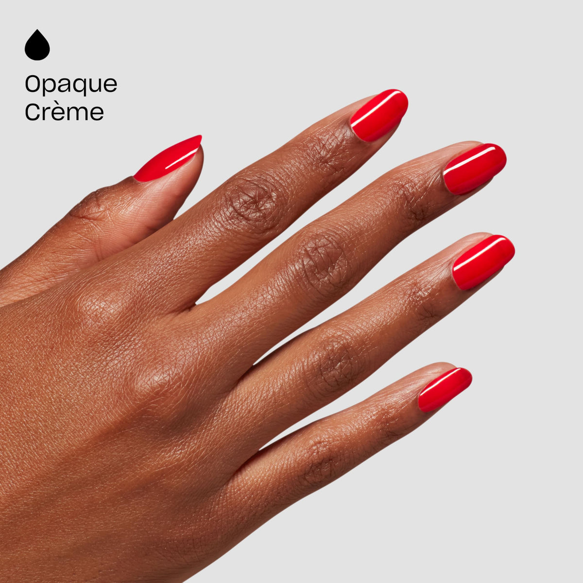 OPI GELement Glossy Goddess brush applying color on nail.