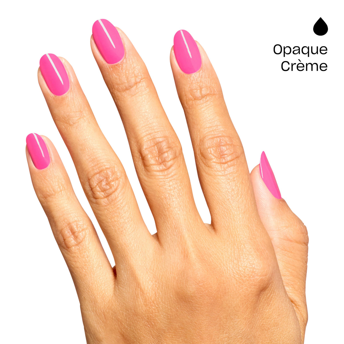 OPI Infinite Shine Beat Goes Neon packaging emphasizes vegan formula.