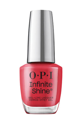 OPI Infinite Shine Dutch Tulips bottle and brush showing long-lasting color