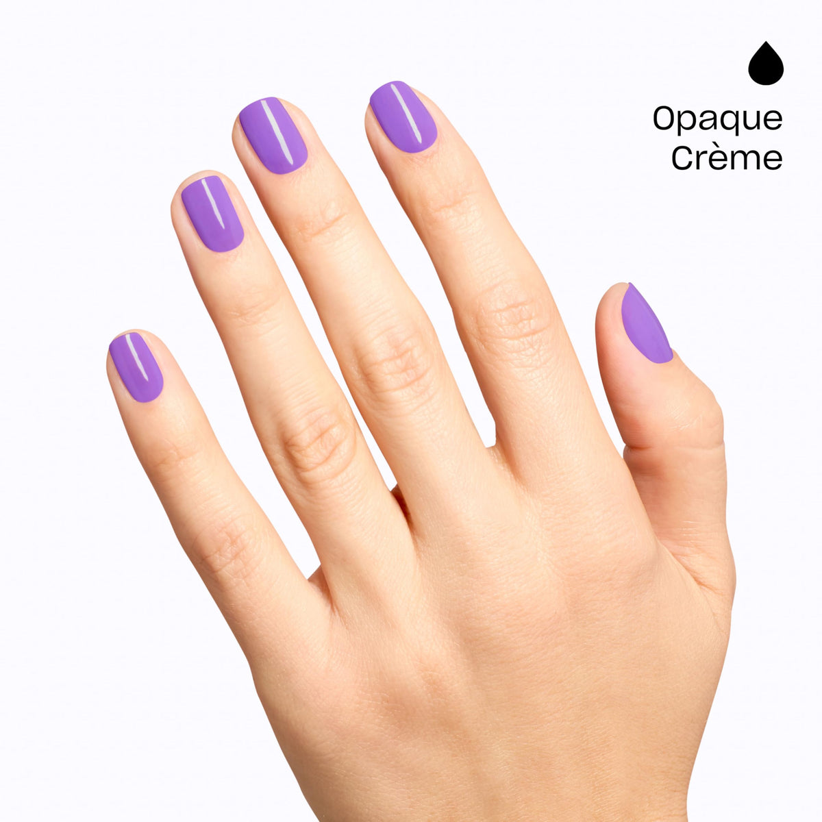 OPI Here Plums the Sun removal demonstrates easy cleanup.