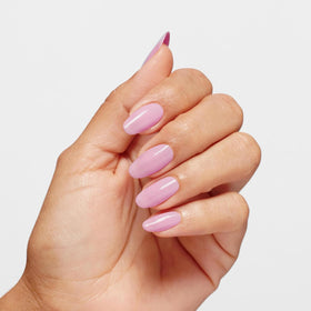 OPI Infinite Shine bottle and top coat show gel-like durability.