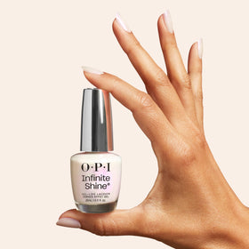 OPI Kyoto Oyster packaging close-up communicates vegan formula and premium quality