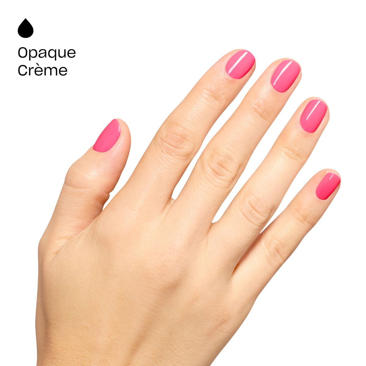OPI Infinite Shine Lei Out in the Sun sun-drenched manicure close-up with rich coral pink.