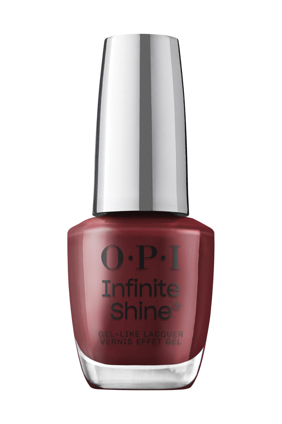 OPI Infinite Shine Raisin the Bar bottle with glossy long-wear finish
