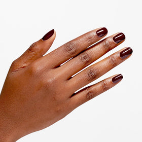 OPI Infinite Shine Raisin the Bar brush applies an even coat