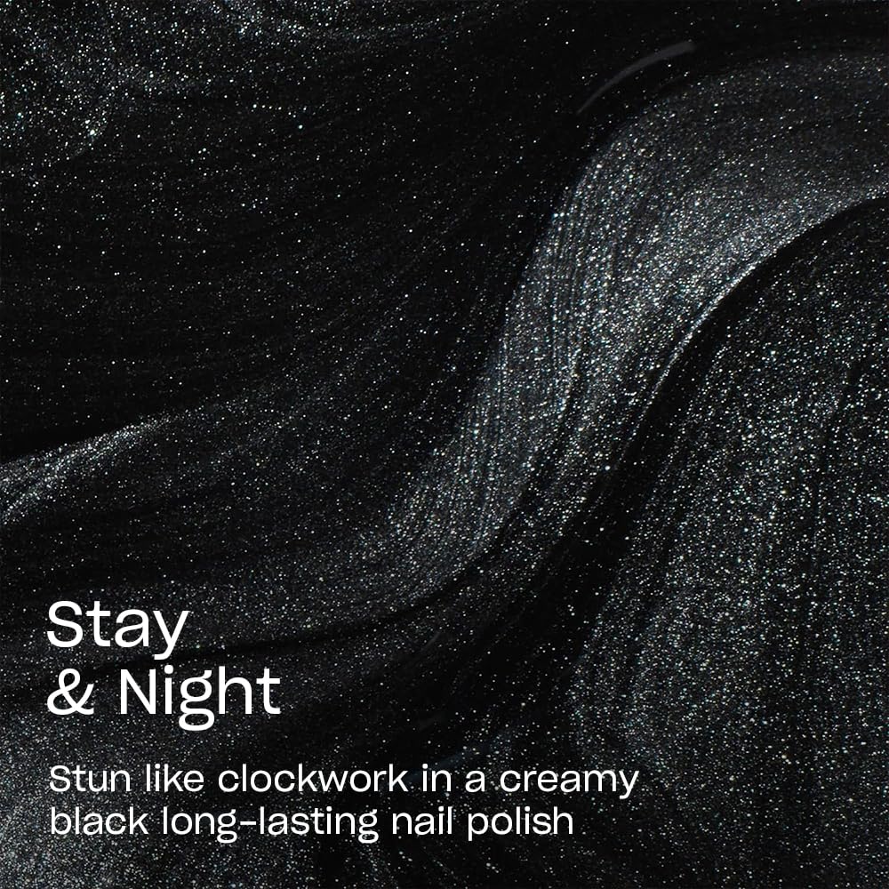 OPI Infinite Shine Stay & Night brush close-up for smooth, streak-free application.