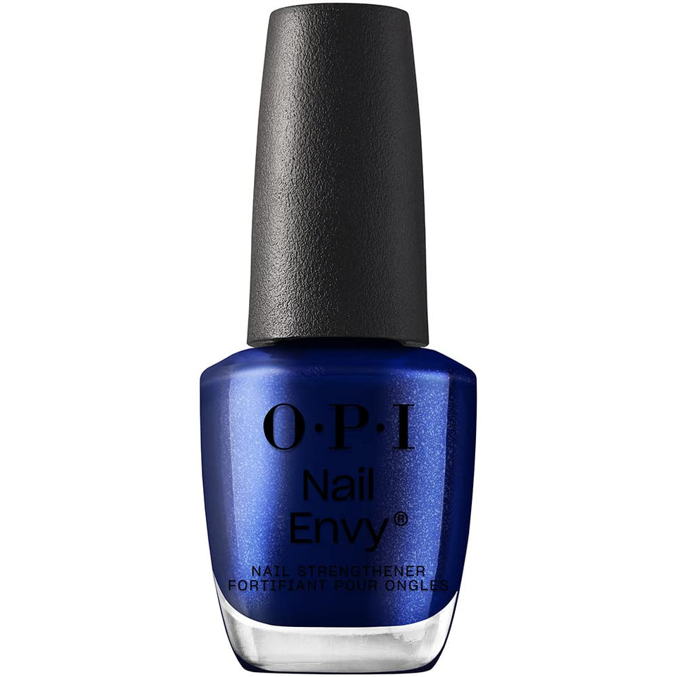 OPI Nail Envy All Night Strong bottle promises navy protection and stronger nails.