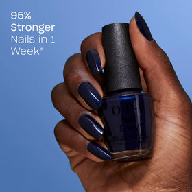 OPI Nail Envy application brush demonstrates smooth, even coverage for stronger nails.
