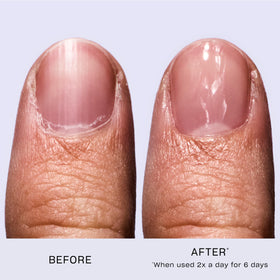 OPI Nail Envy strength gain after one week with Tri-Flex Technology.