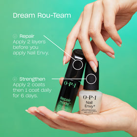 OPI Nail Envy vitamin-infused formula supports healthier-looking nails.