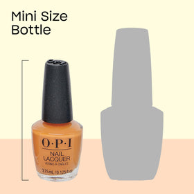 OPI Baggy Jean Baby mini swatch capturing casual chic vibe and durable finish.