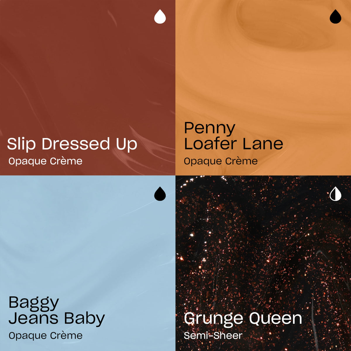 OPI Grunge Queen swatch highlighting bold, retro-inspired shade and long wear potential.