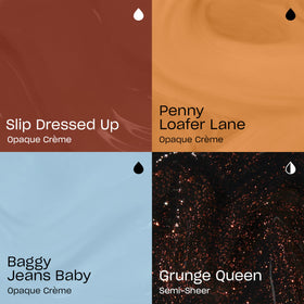 OPI Grunge Queen swatch highlighting bold, retro-inspired shade and long wear potential.