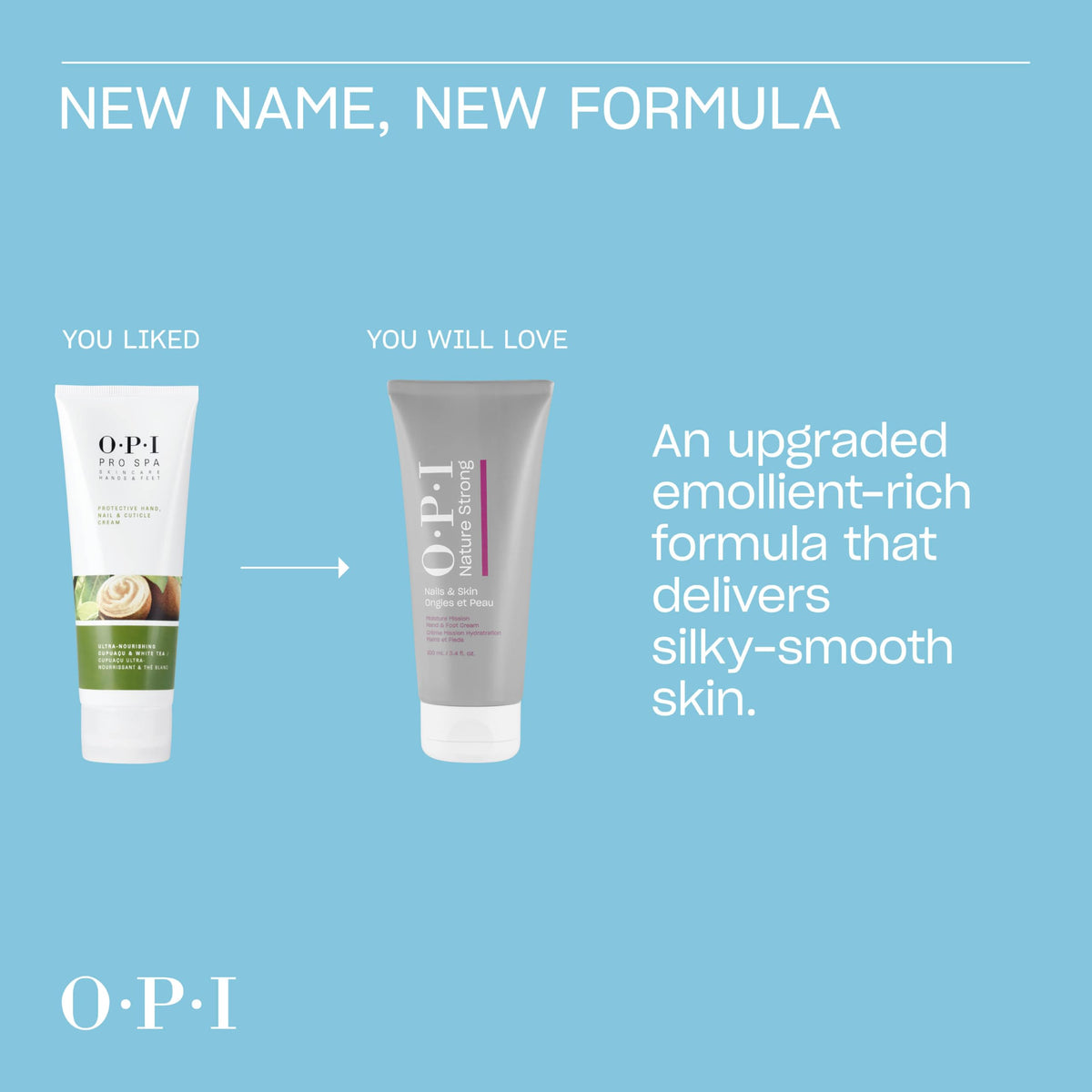 Avocado oil droplets illustrate nourishing hydration in the formula.