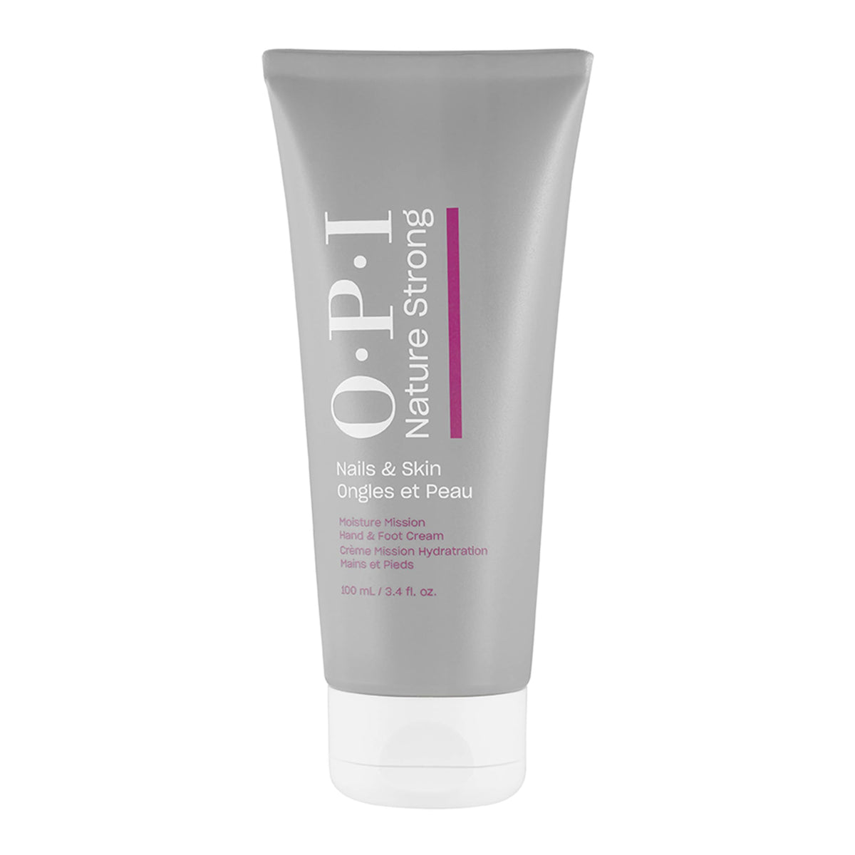 OPI Nature Strong Moisture Mission hand cream jar delivers deep hydration for soft skin.