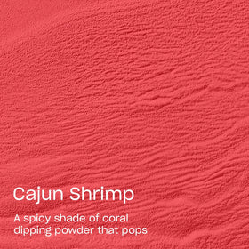 OPI Cajun Shrimp nails showcase a glossy finish with gel-like shine