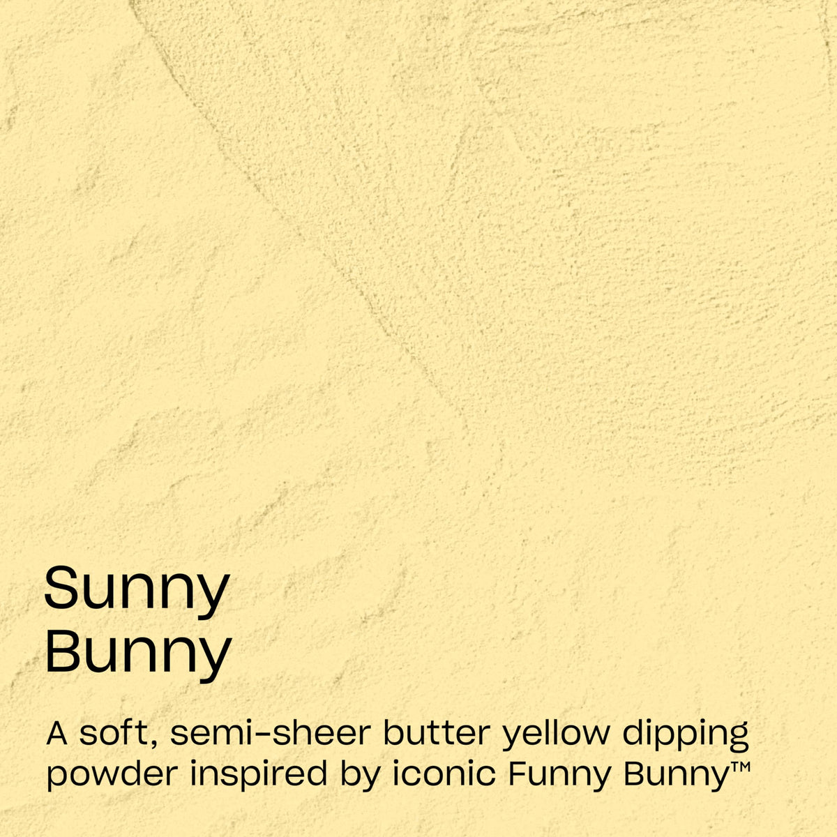 OPI Sunny Bunny dip powder jar showing smooth, quick-dry cream finish.