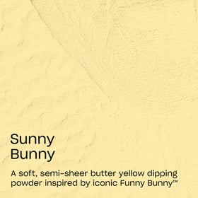 OPI Sunny Bunny dip powder jar showing smooth, quick-dry cream finish.
