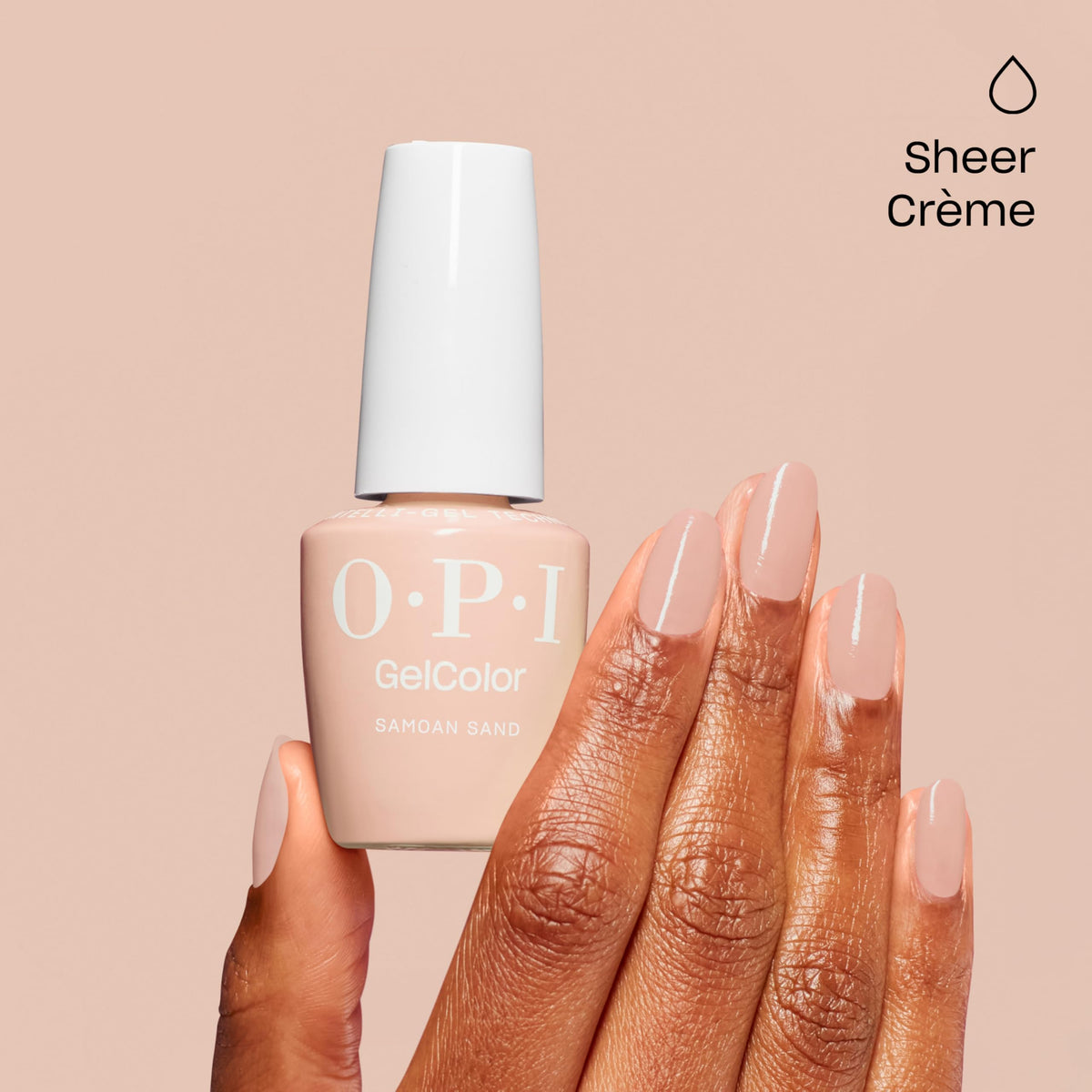 OPI Star Light LED lamp curing GelColor in 30 seconds.
