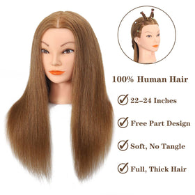 Opini mannequin head weighs about 500 grams for stable practice sessions.