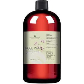 OPO Rose Hydrosol Water bottle for skin hydration and refreshment.