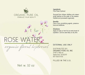 OPO Rose Hydrosol Water spray for hair hydration and scent.