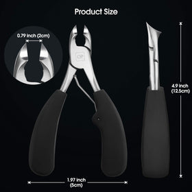 opove X5 curved-edge close-up for thick nail precision