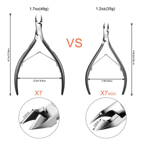 opove X7 mini cuticle nippers handmade premium steel for rust resistance