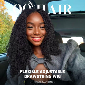 OQ Half Wig glueless setup with easy wear design