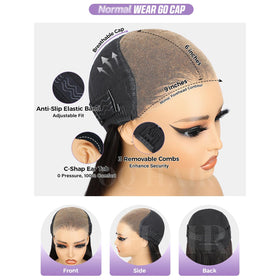 OQ Hair beginner-friendly wear-and-go wig for everyday styling.