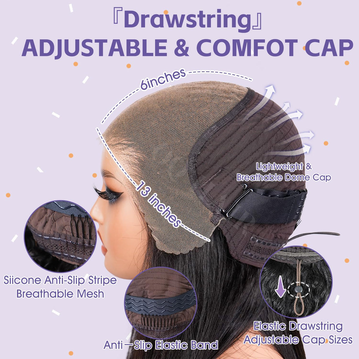 OQ Hair 180% density for natural fullness