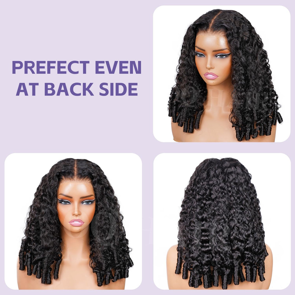 OQ Hair layered-cut Burmese curly style for versatile looks