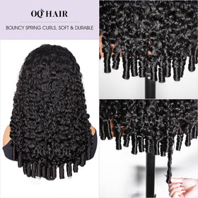 OQ Hair Burmese Half Wig breathable mesh cap detail for all day comfort