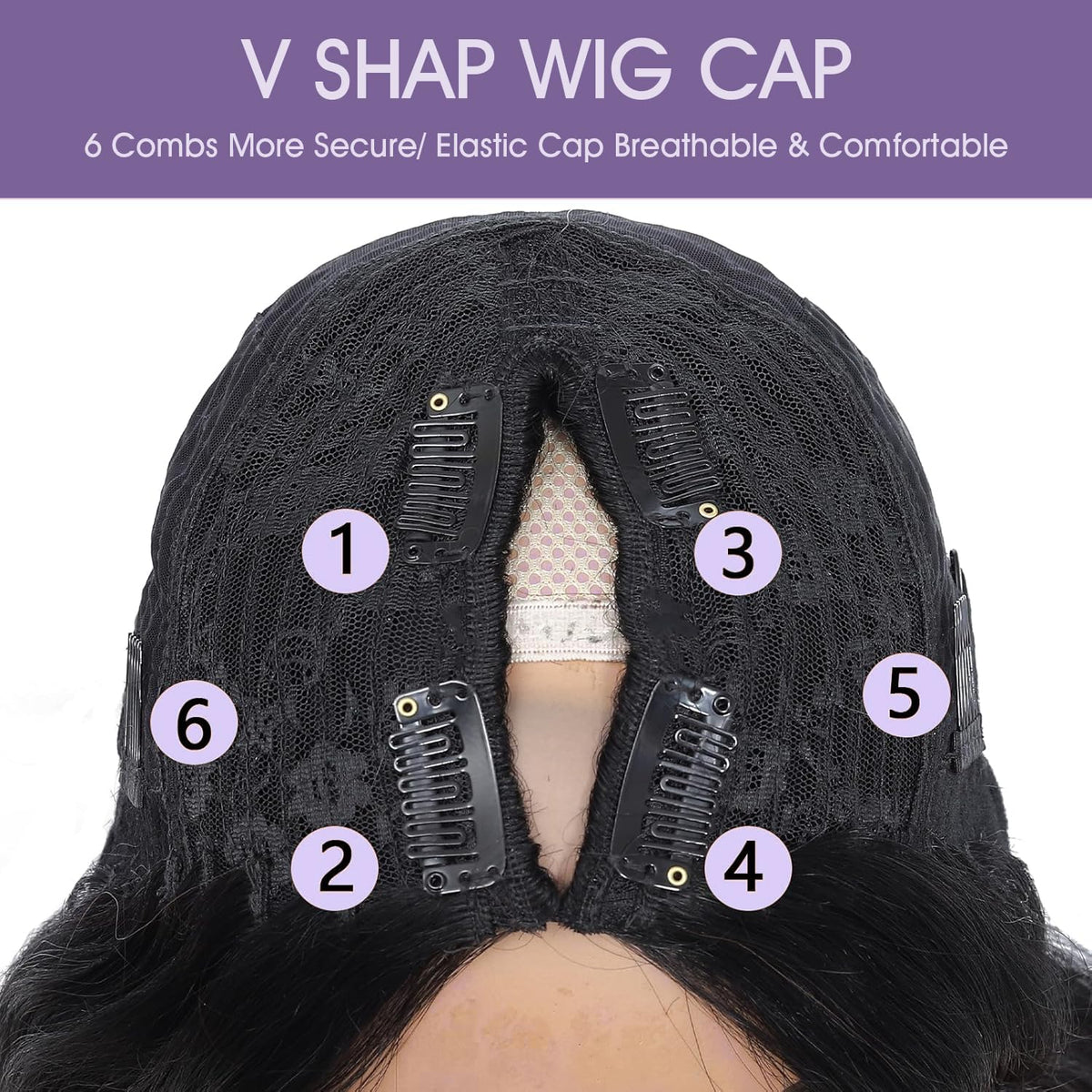 OQ Hair V Part Wig Afro curly in motion showing natural movement.