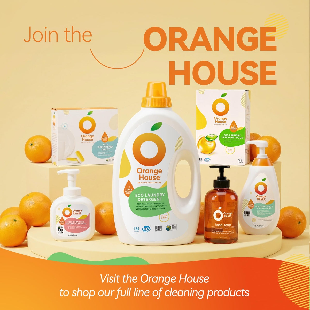Orange House plant-based cleanser supports a soft, hydrated feel in daily routines.