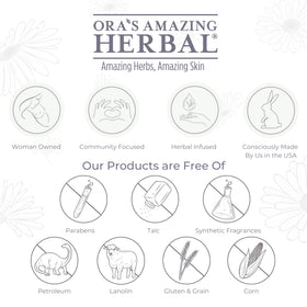 Ora's Amazing Herbal Ultra Healing Body Butter on cracked skin for soothing hydration.