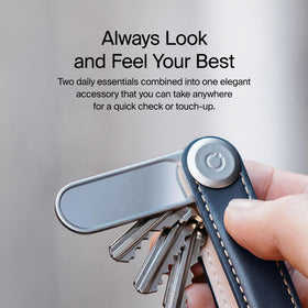 Orbitkey slim profile design for easy fitting in a key organizer