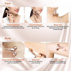 ORCLEENA eye and neck use highlighting delicate areas and soothing massage